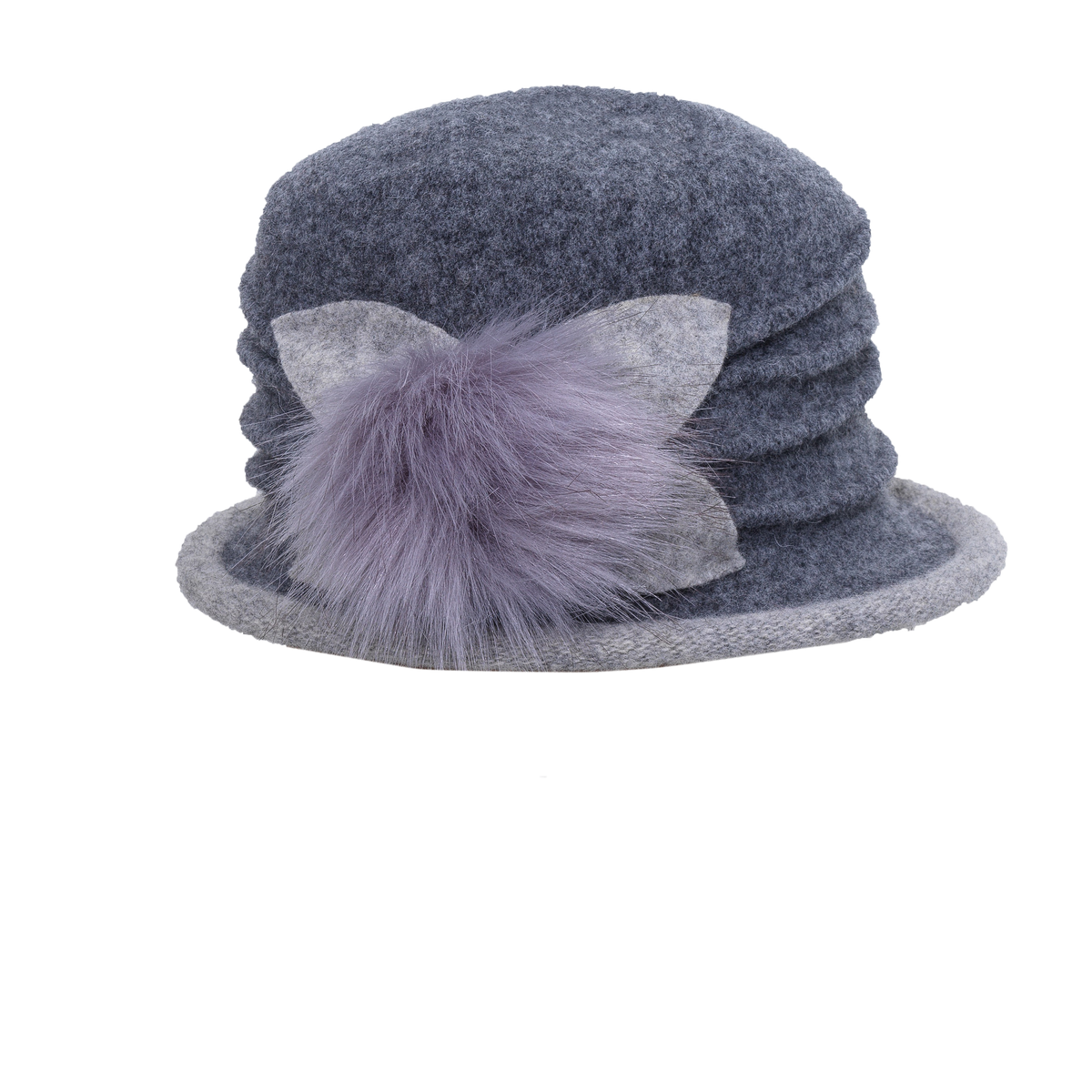 Fur Pom Cloche
