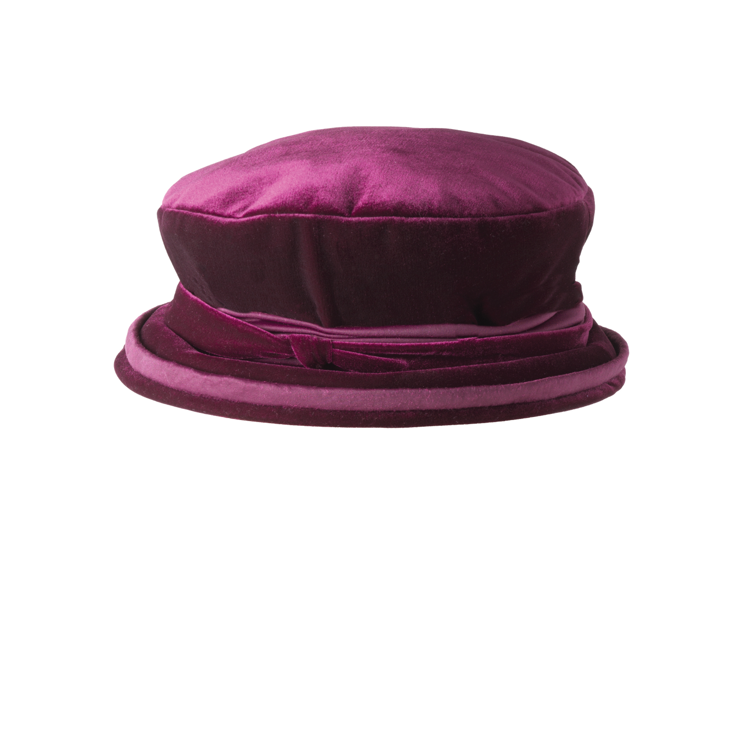 Velvet Tam Burgundy
