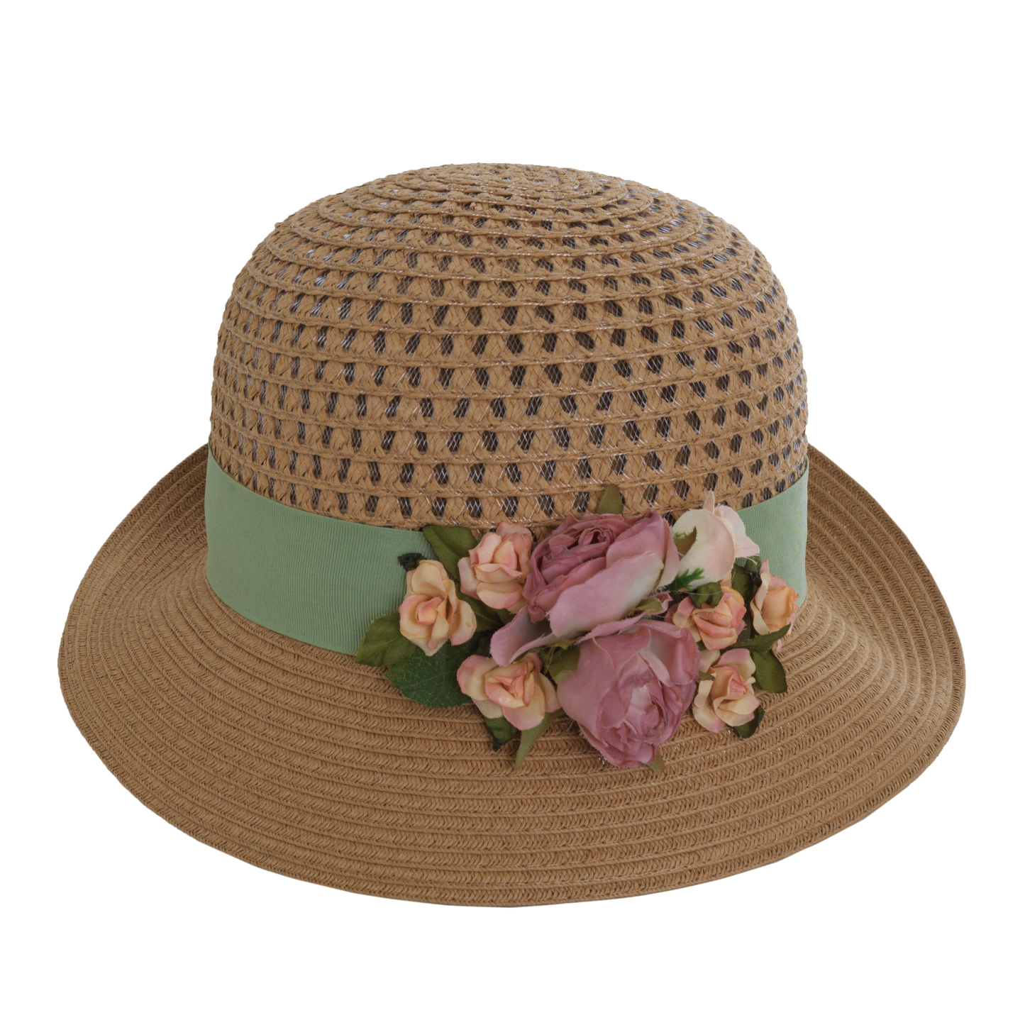 Dried Rosebud Cloche Toast/Mauve