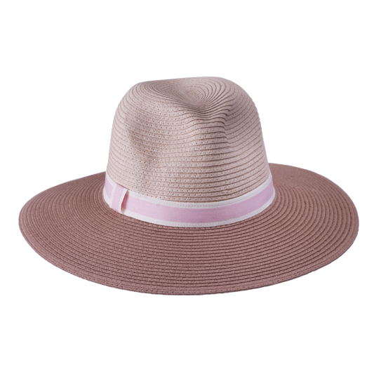 Two Tone Fedora Pink