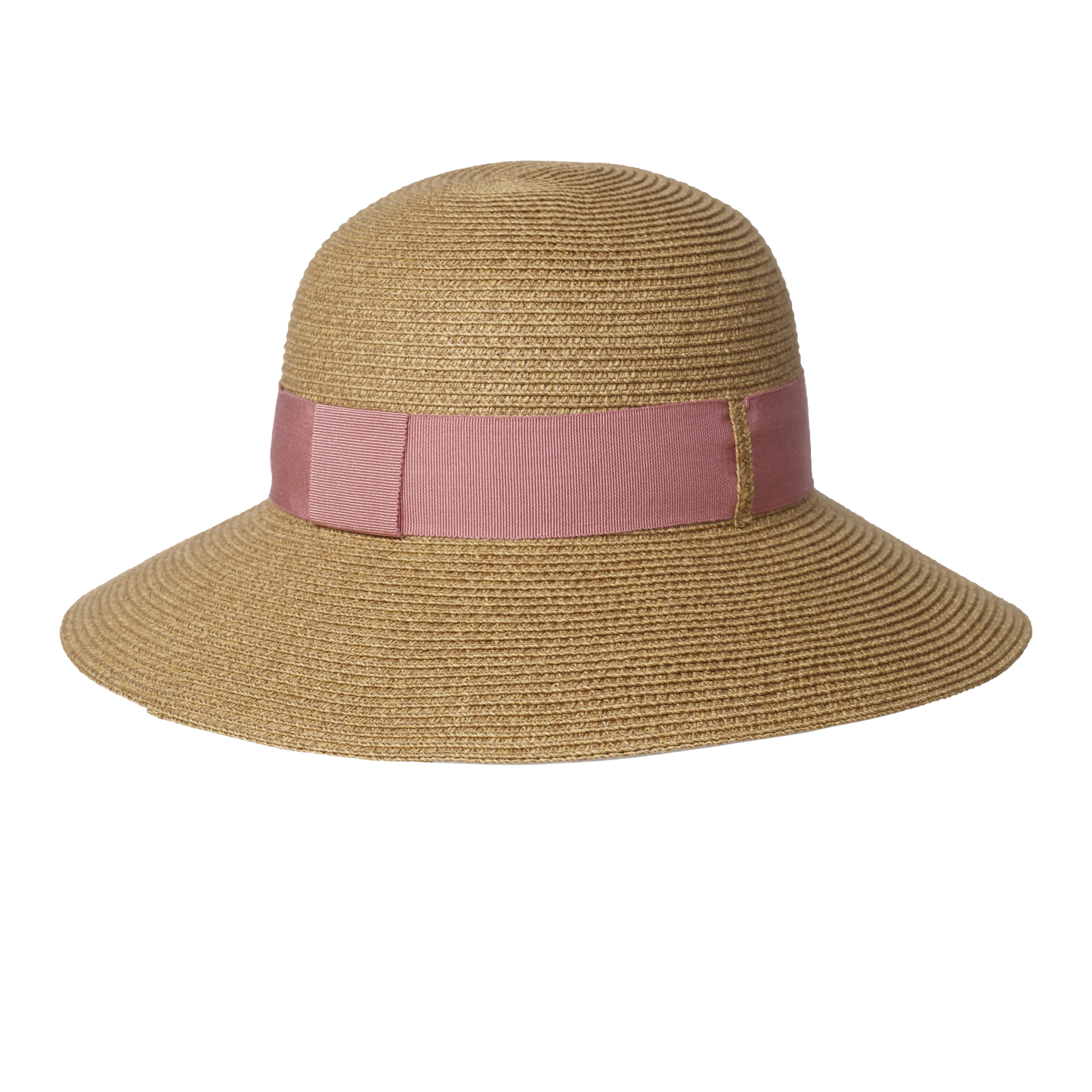 Foldable Sunhat Natural/Mauve