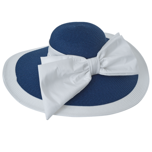 Two-Tone 6" Sunhat Natural/Black