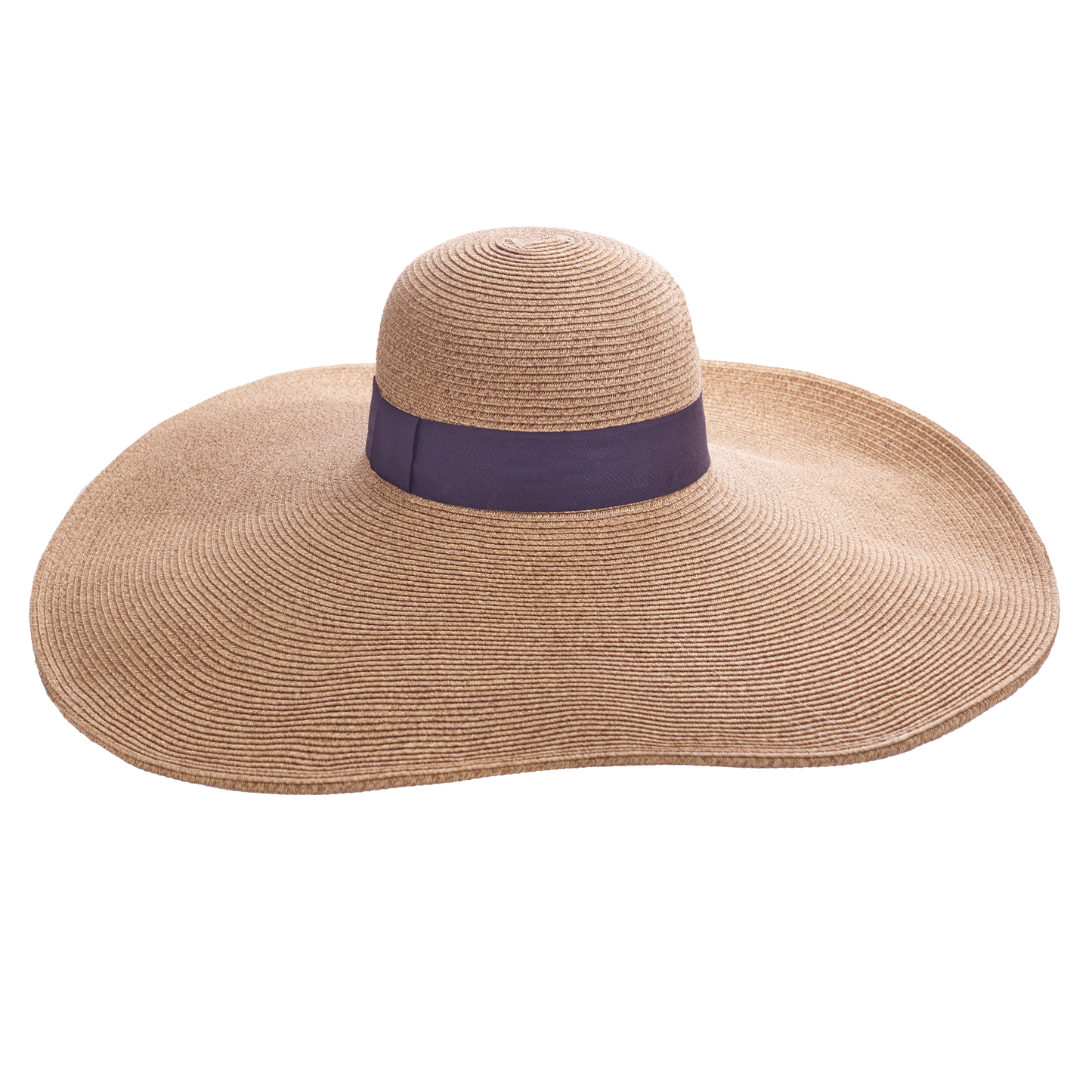 Extra Large Packable Sunhat Natural/Black