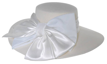 Velvet/Satin Bow Hat