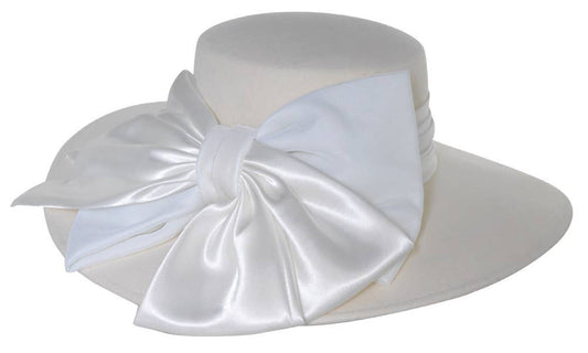 Velvet/Satin Bow Hat