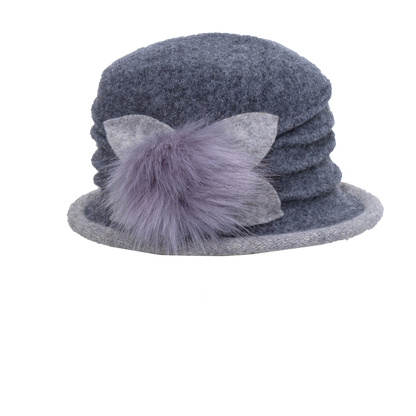 Fur Pom Cloche