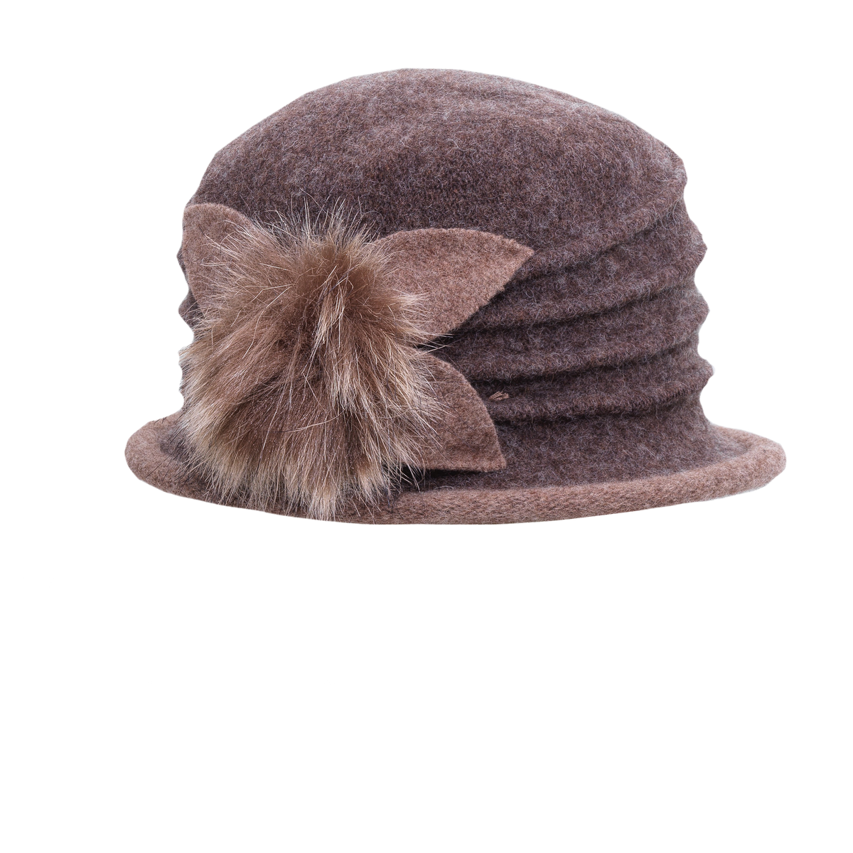 Fur Pom Cloche