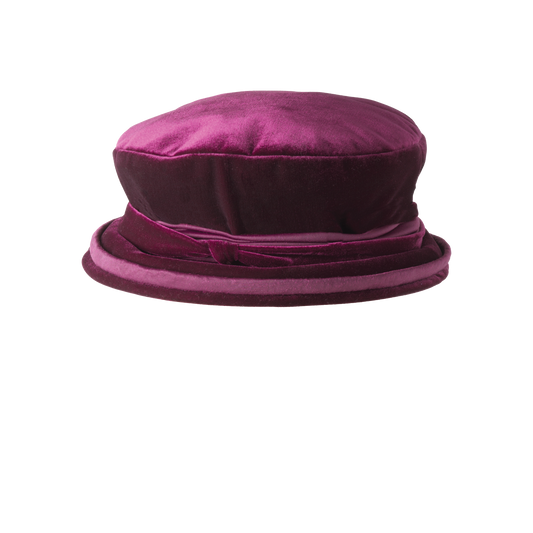 Velvet Tam Burgundy