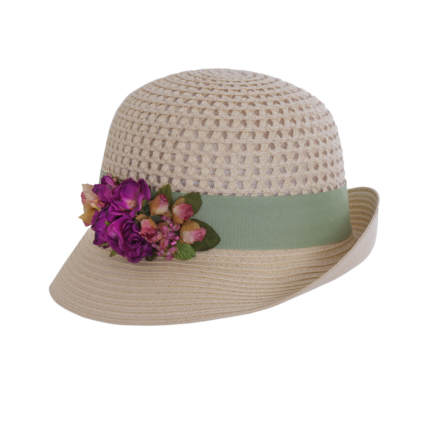 Dried Rosebud Cloche Toast/Mauve
