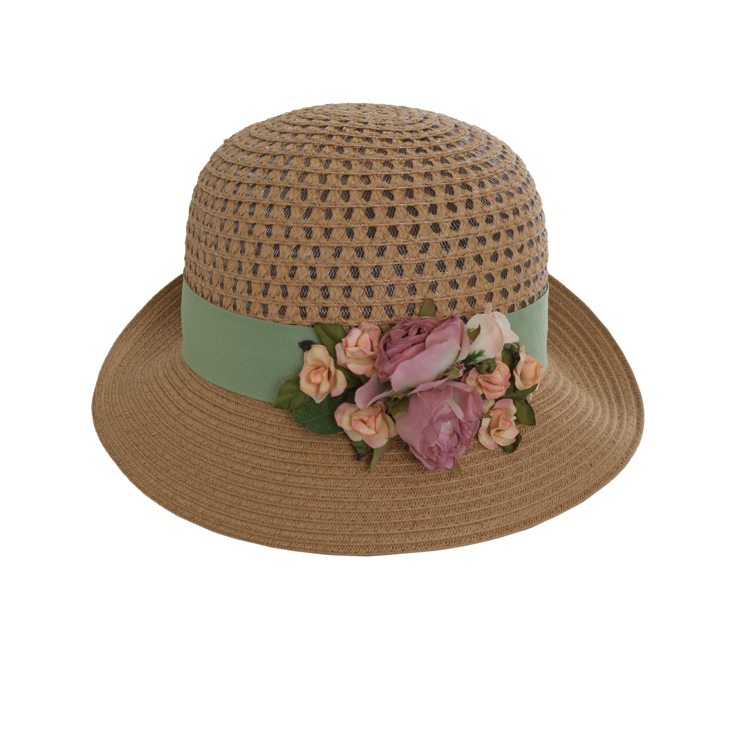 Dried Rosebud Cloche Toast/Mauve