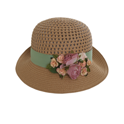 Dried Rosebud Cloche Toast/Mauve