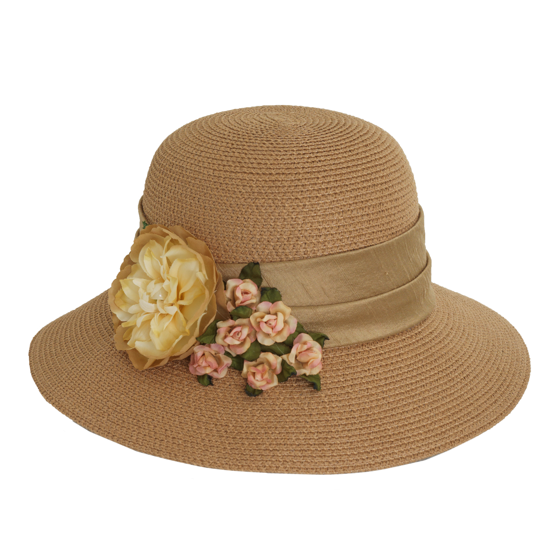 Cabbage Rose Sunhat Natural