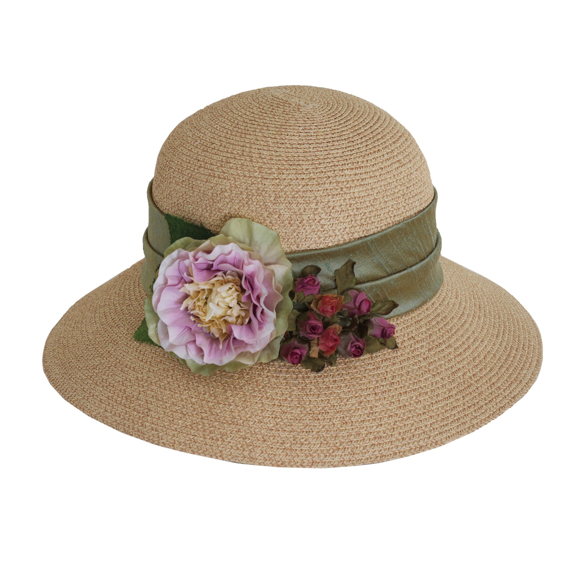Cabbage Rose Sunhat Natural