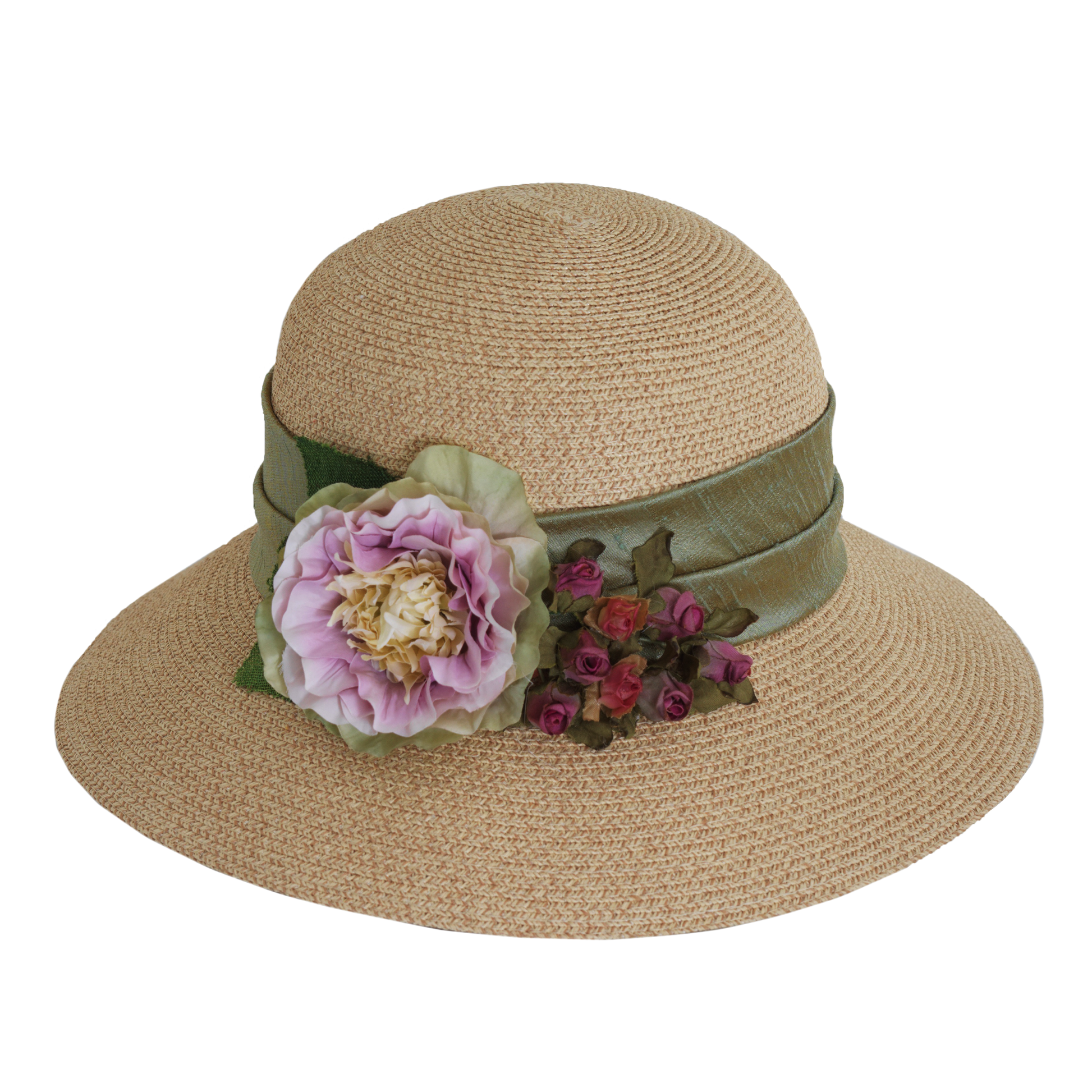 Cabbage Rose Sunhat Natural