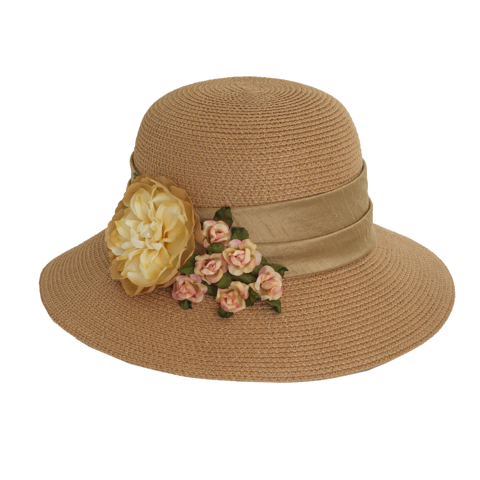 Cabbage Rose Sunhat Natural