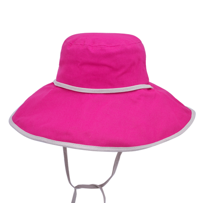 Canvas Sunhat with Tie