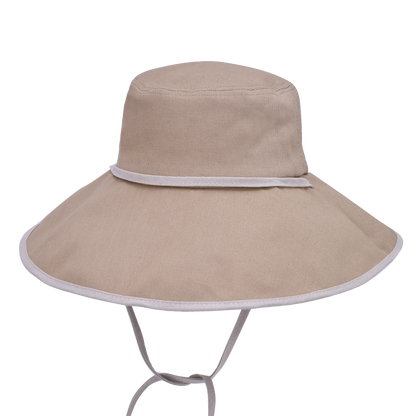 Canvas Sunhat with Tie