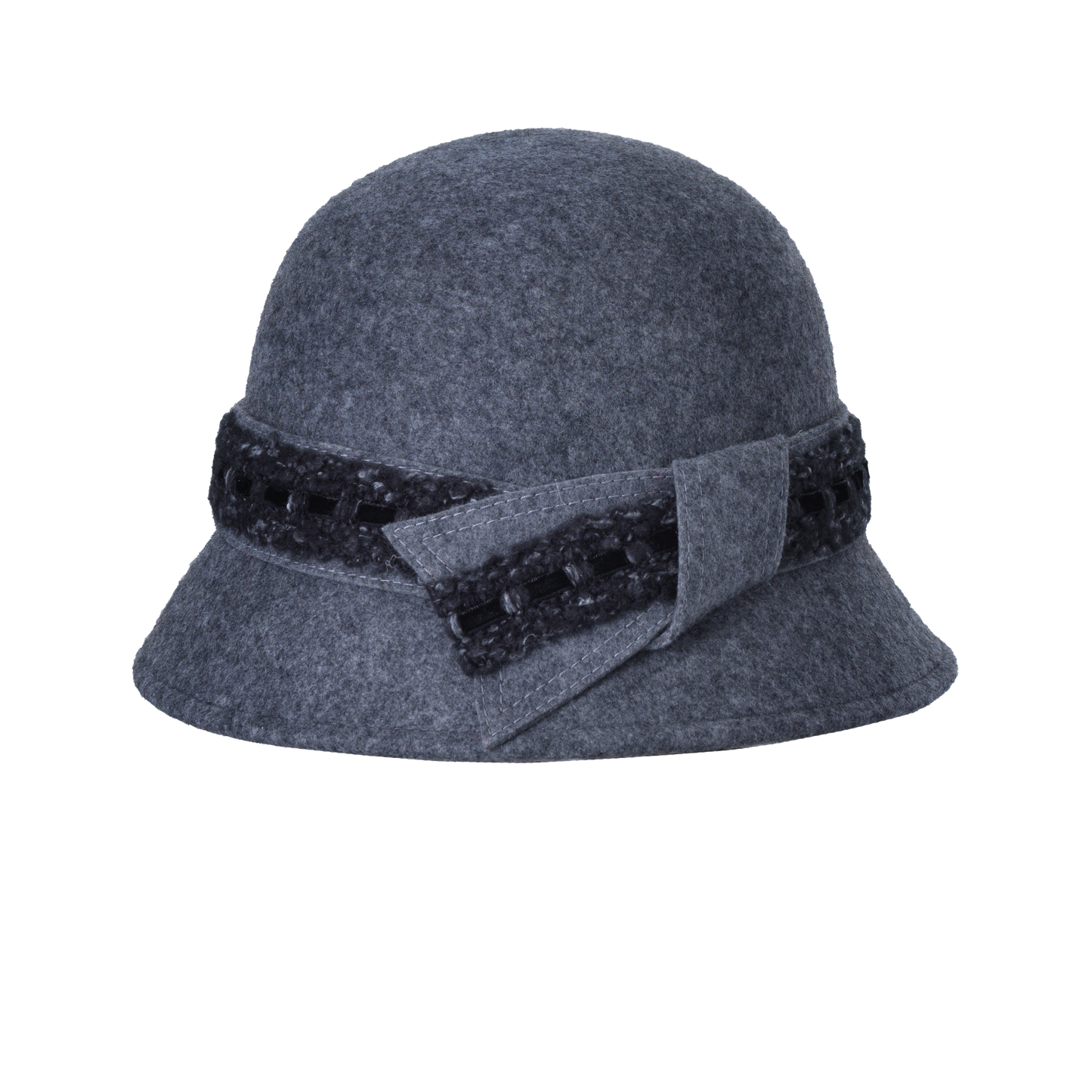 Knit Band Cloche Black
