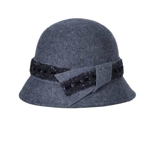 Knit Band Cloche Black
