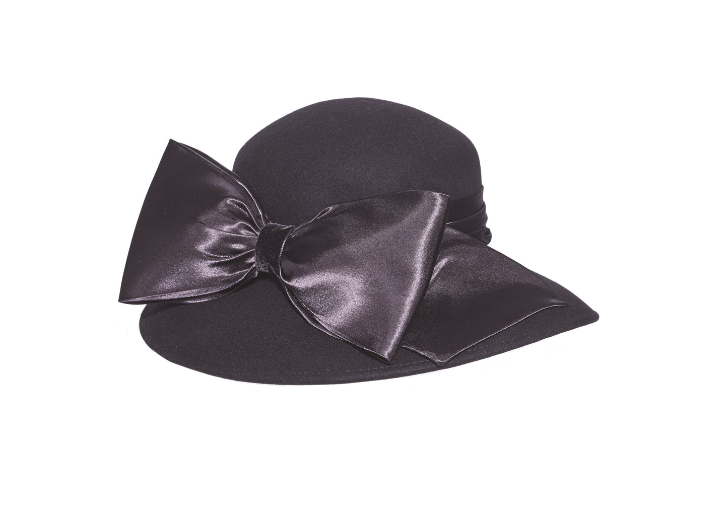 Satin Bow Dressy Hat