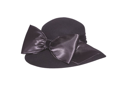 Satin Bow Dressy Hat