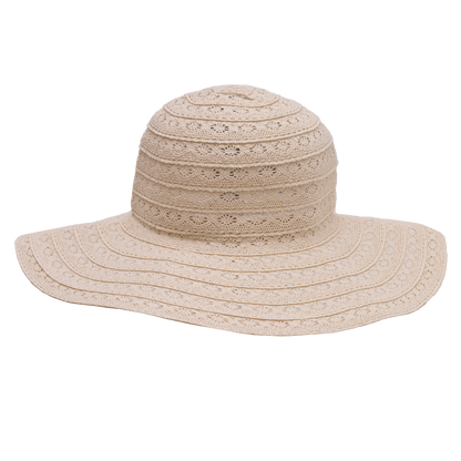 Cotton Lace Sunhat Ivory