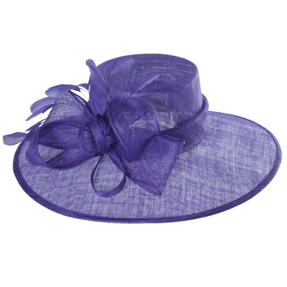 Wide Brim Sinamay Lavender