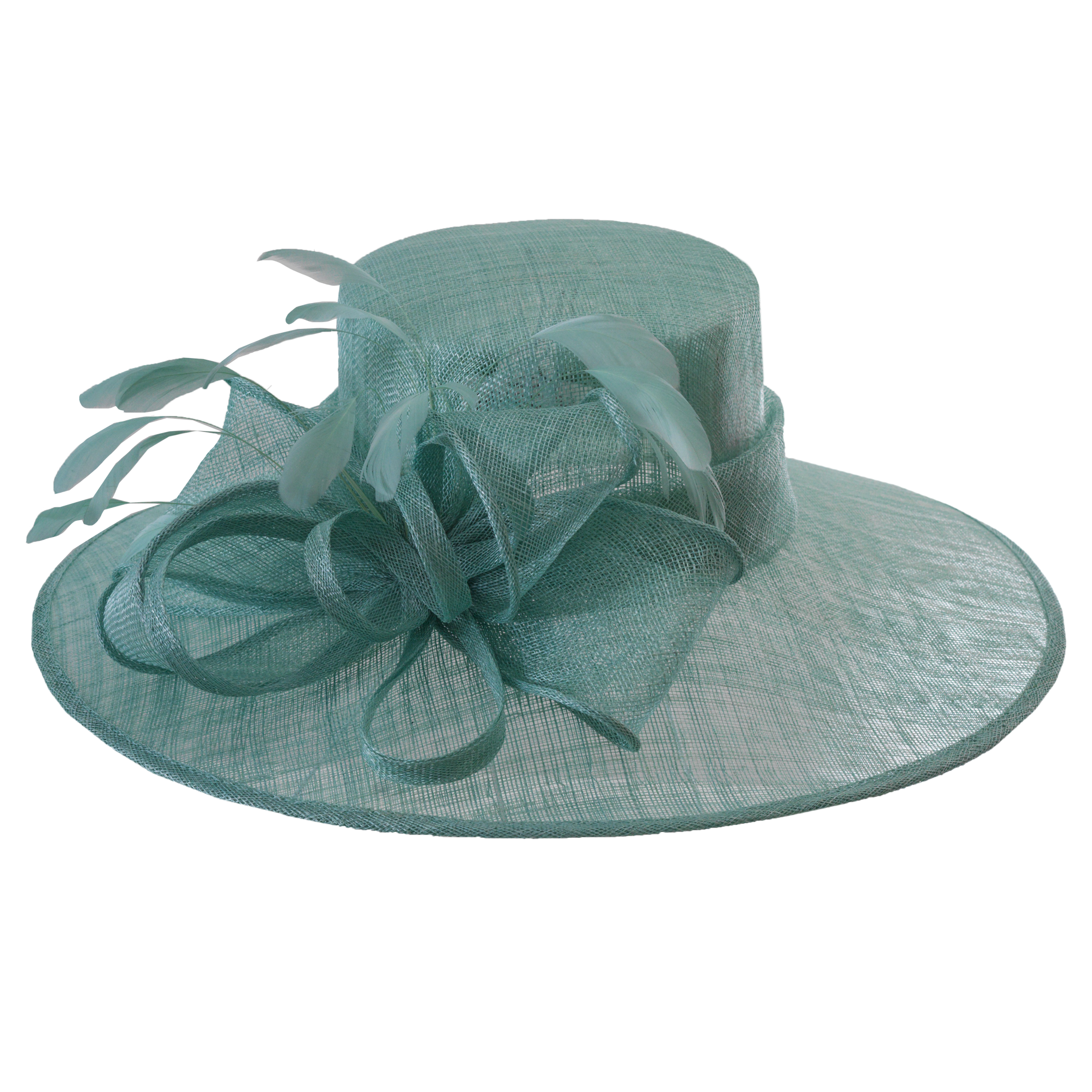 Wide Brim Sinamay Mint