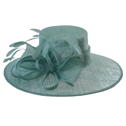 Wide Brim Sinamay Mint