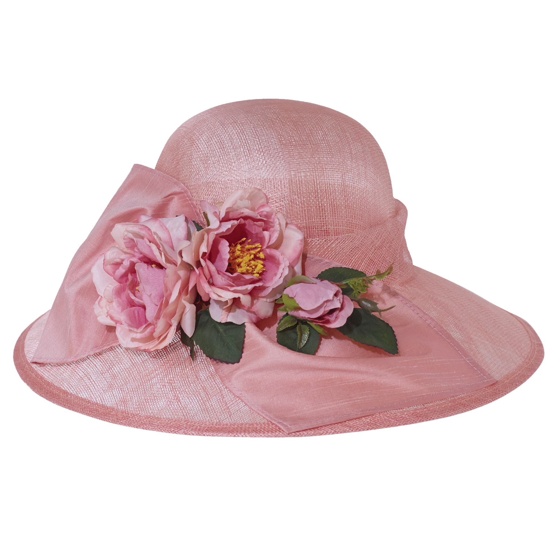 Dry Rose Sinamay Pink