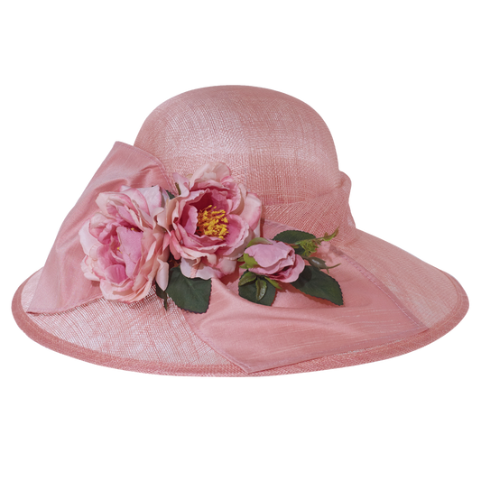 Dry Rose Sinamay Pink