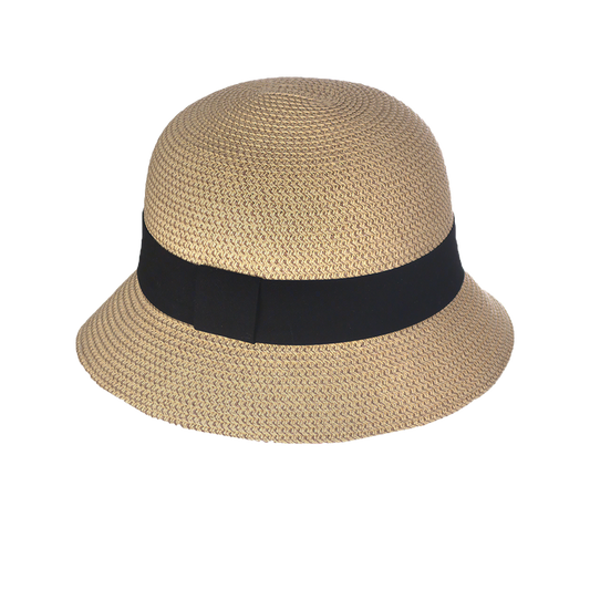 Heather Cloche Natural/Black