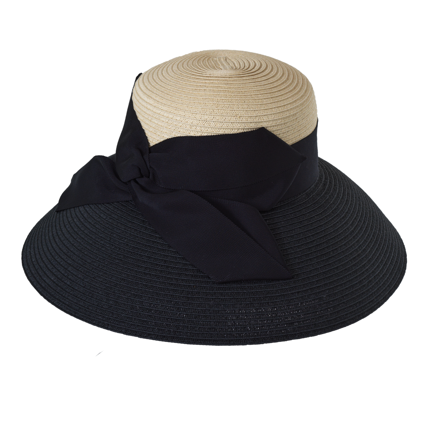 Twist Bow Lampshade Natural/Black