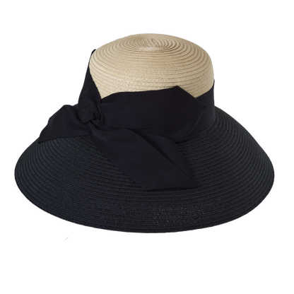 Twist Bow Lampshade Natural/Black
