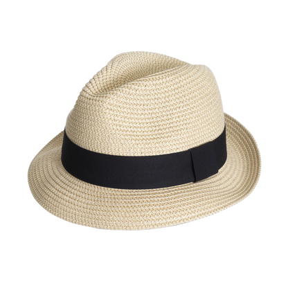 Heather Fedora Natural / Small