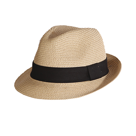 Heather Fedora Natural / Small