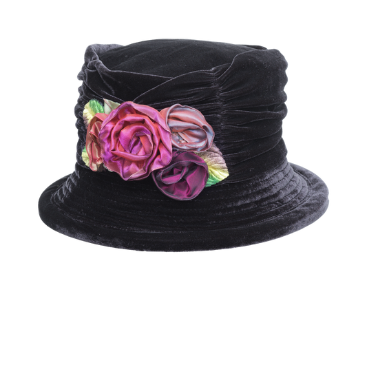 Victorian Velvet Crusher Hat
