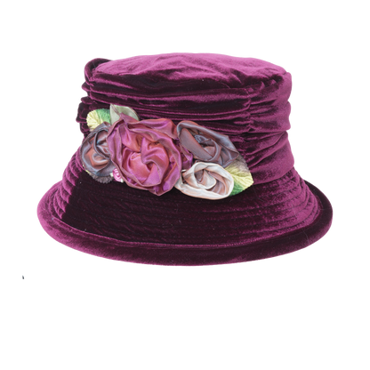 Victorian Velvet Crusher Hat