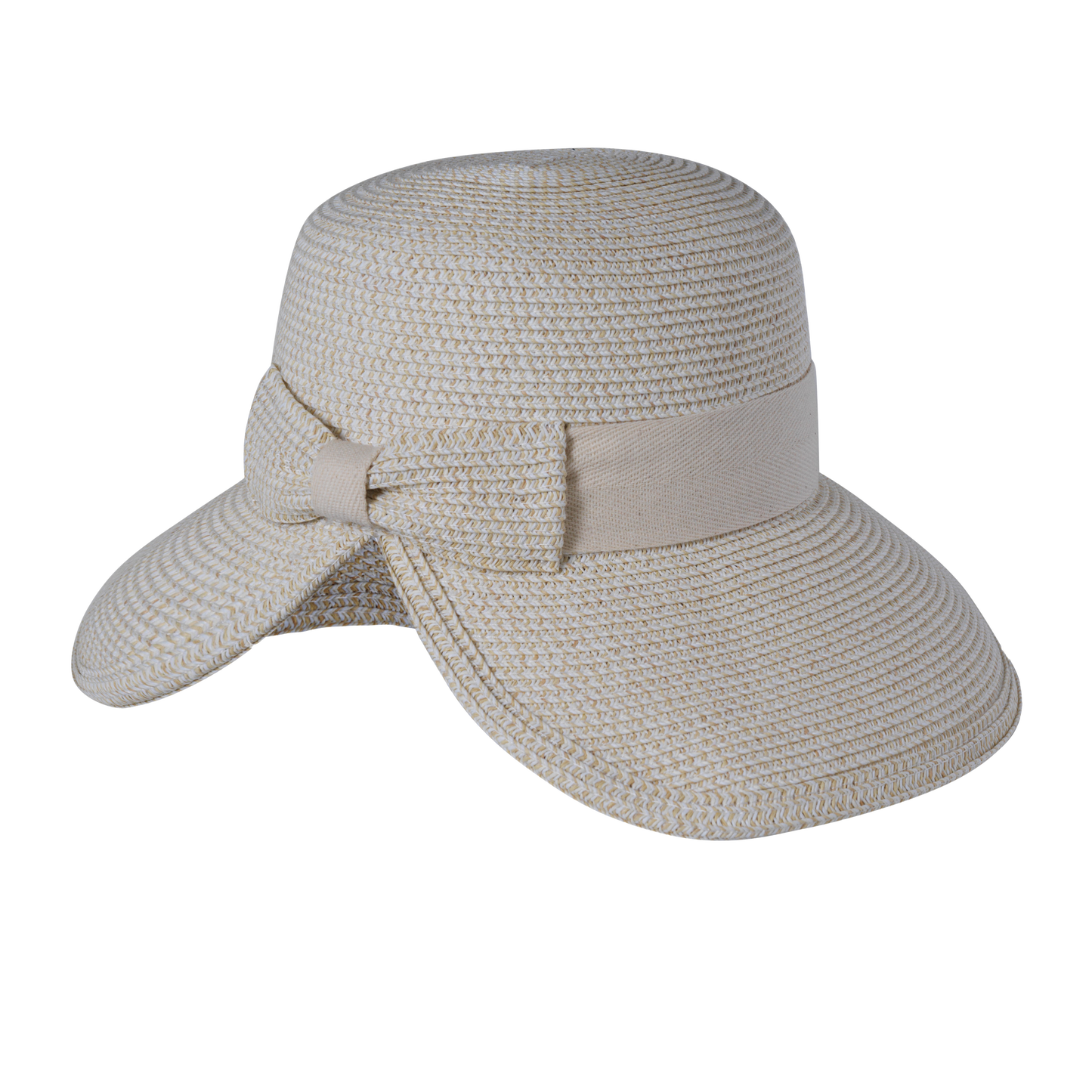 Heather Split Back Cloche Navy