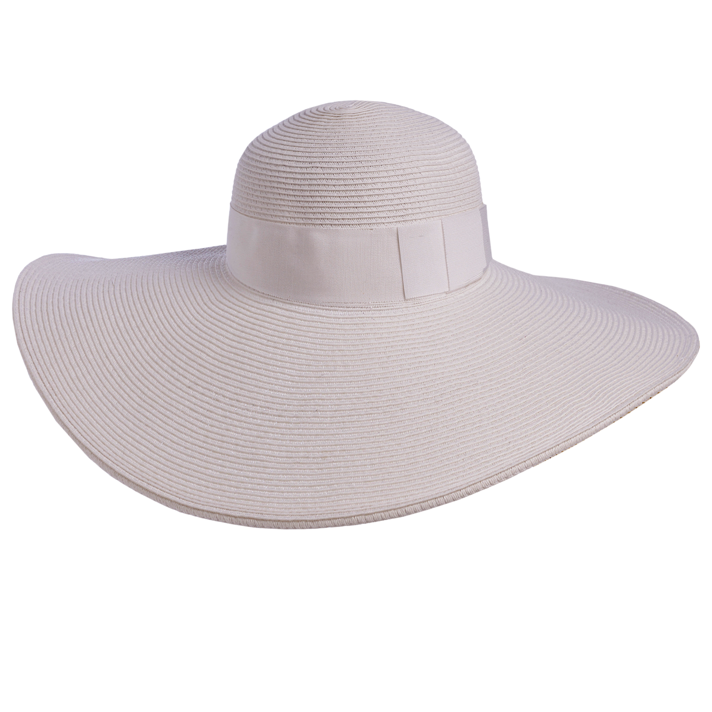 Large Packable Sunhat White