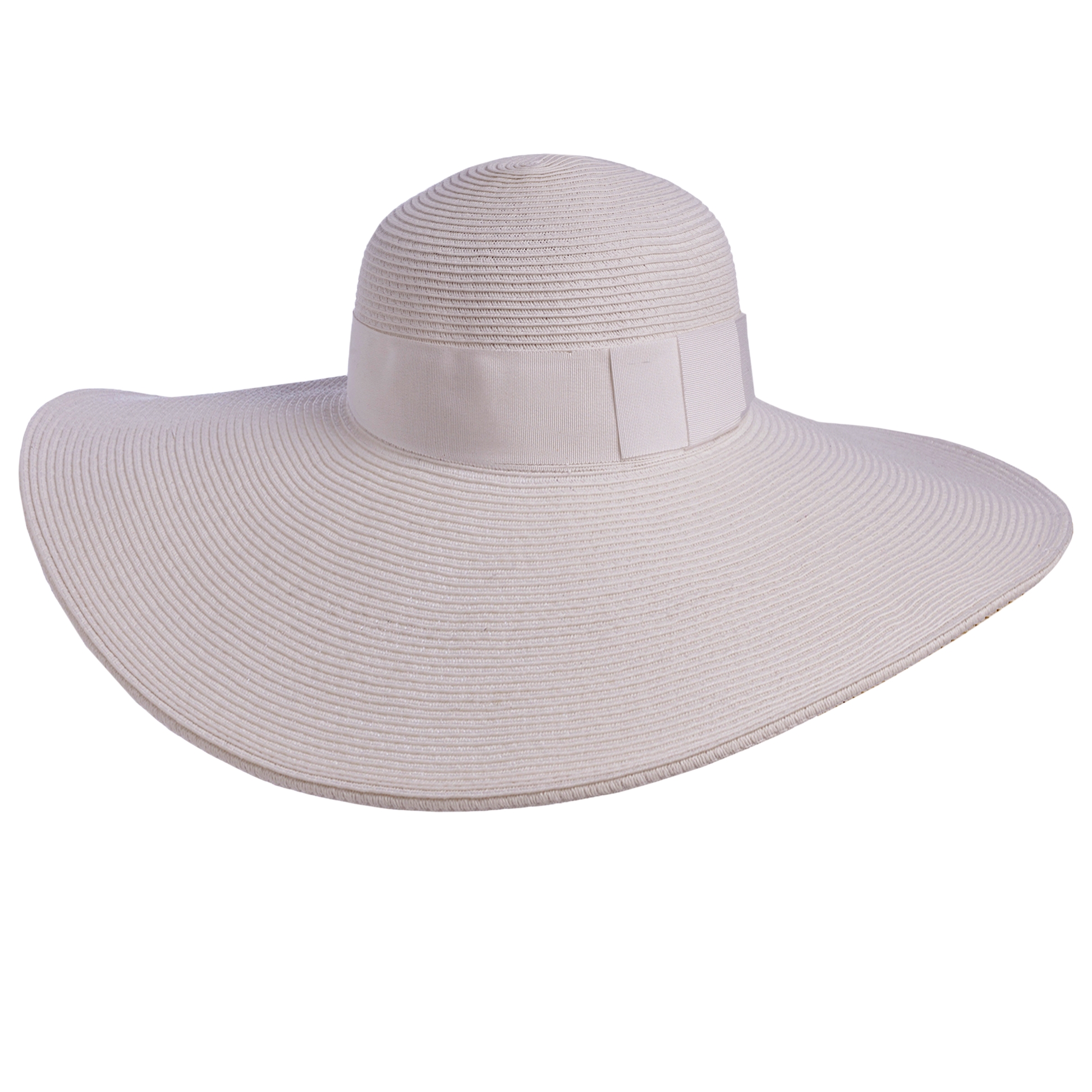 Large Packable Sunhat White