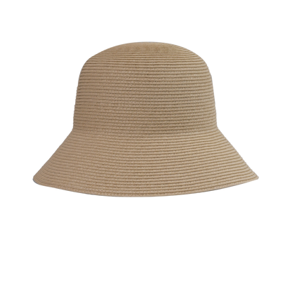 Six Way Straw Hat Black