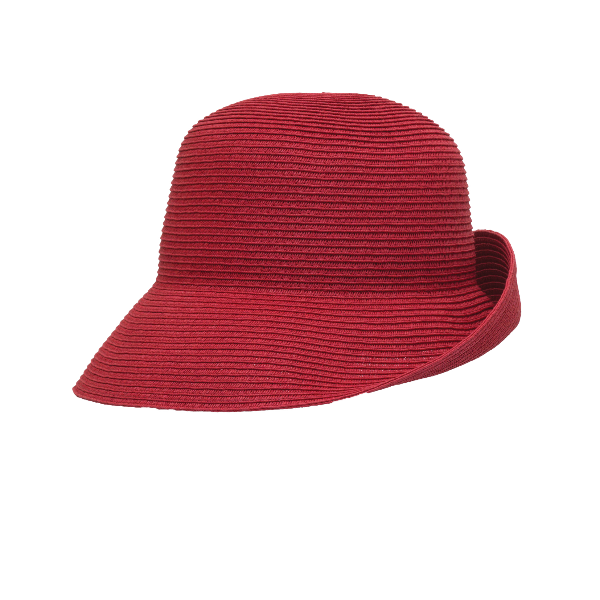 Six Way Straw Hat Black