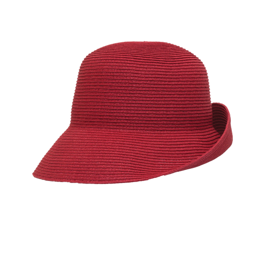 Six Way Straw Hat Black
