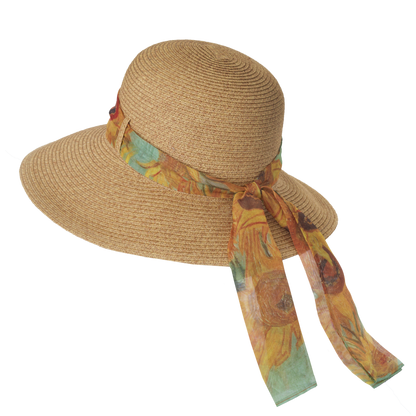 Art Scarf Sunhat Monet Green Water Lilies