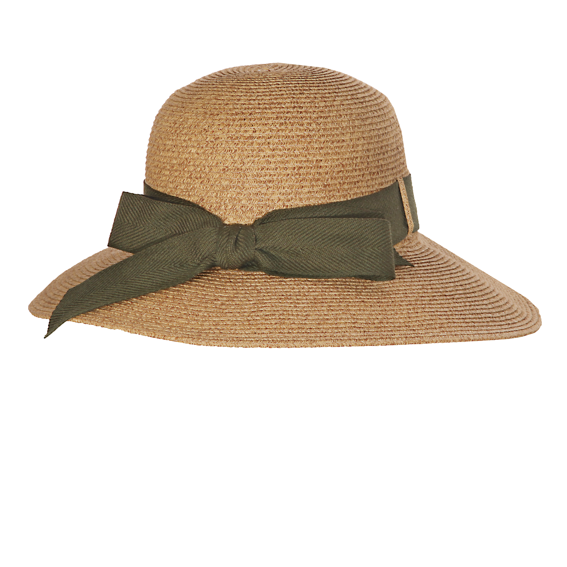 Packable Twill Sunhat Natural/Black