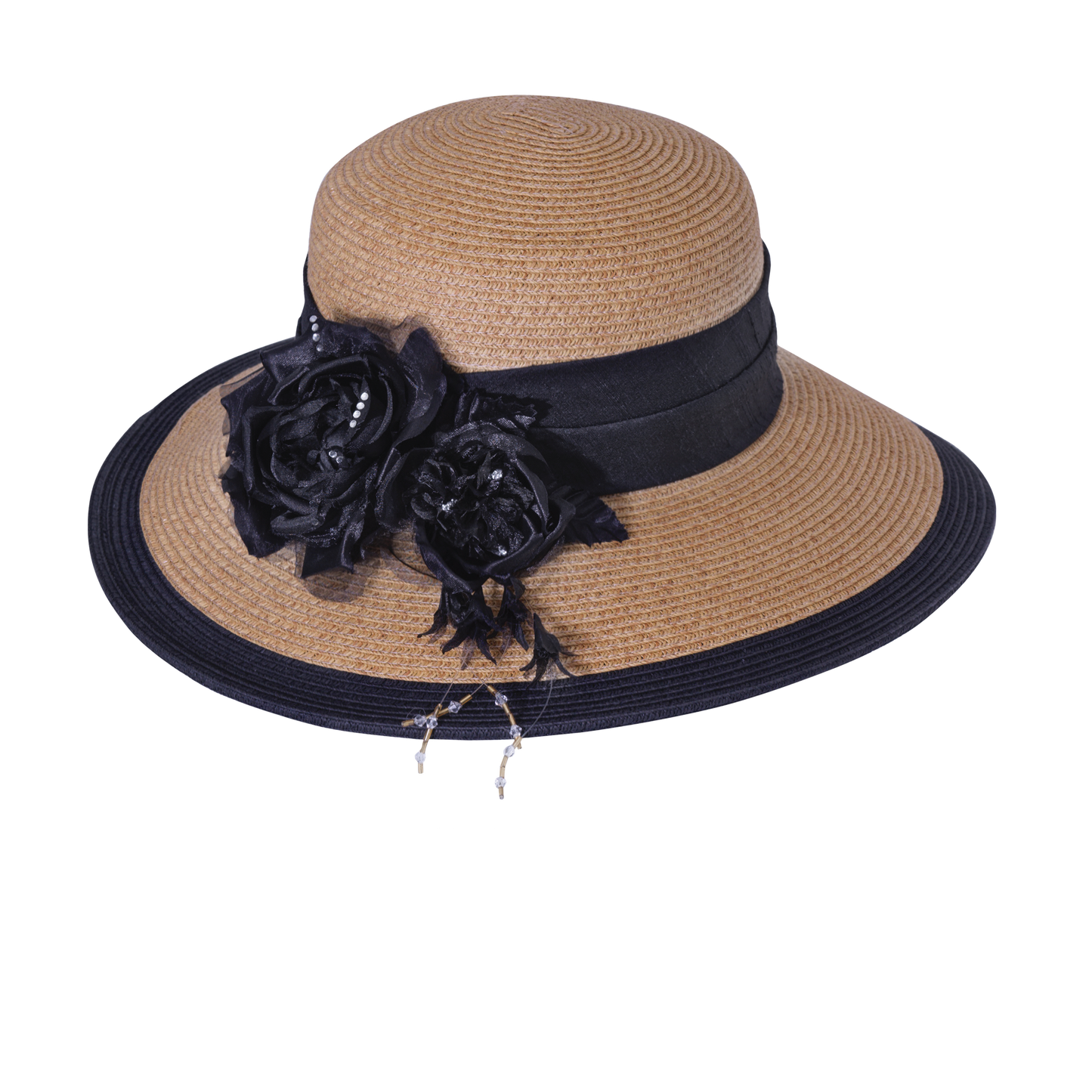 Vintage Rose Sunhat Natural/Black