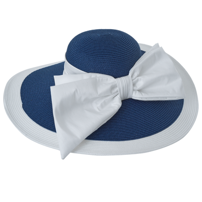 Two-Tone 6" Sunhat Natural/Black