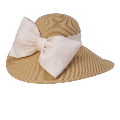 Silk Bow Asymmetric Natural/Navy