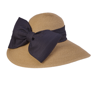 Silk Bow Asymmetric Natural/Navy